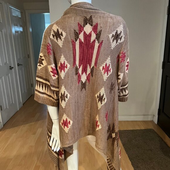 LRL LAUREN RALPH LAUREN JEANS CO TRIBAL AZTEC CARDIGAN SIZE L /XL - Picture 4 of 5